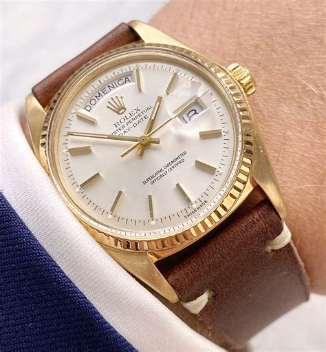 rolex day date gold ladies|solid gold rolex day date.